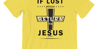 If Lost Return to Jesus
